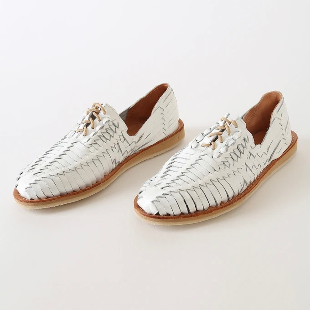 ❌SOLD❌NIB Sbicca Tribbley Huarache Loafer Oxford Flats Sandal White Leather 9 - Picture 13 of 13
